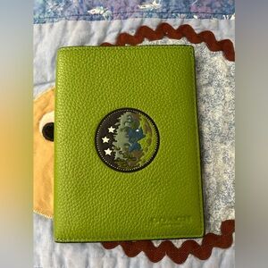 Coach NASA Earth Passport Wallet